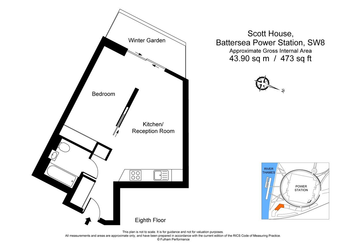 1 bedroom Apartments to rent in Scott House, Battersea Power Station